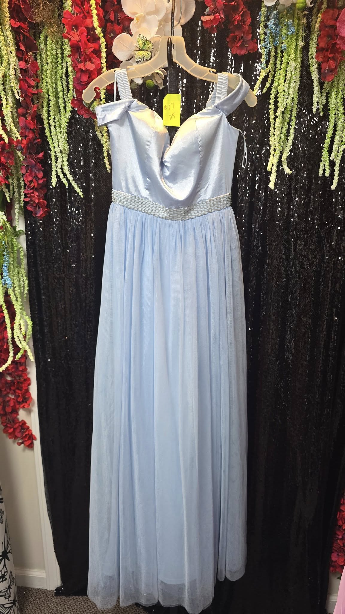 Light Blue Dresses Evening Gown Size Adult 8 (M) New Maniju sz 8-10 Light Blue Evening Gown (New with tags condition) by maniju