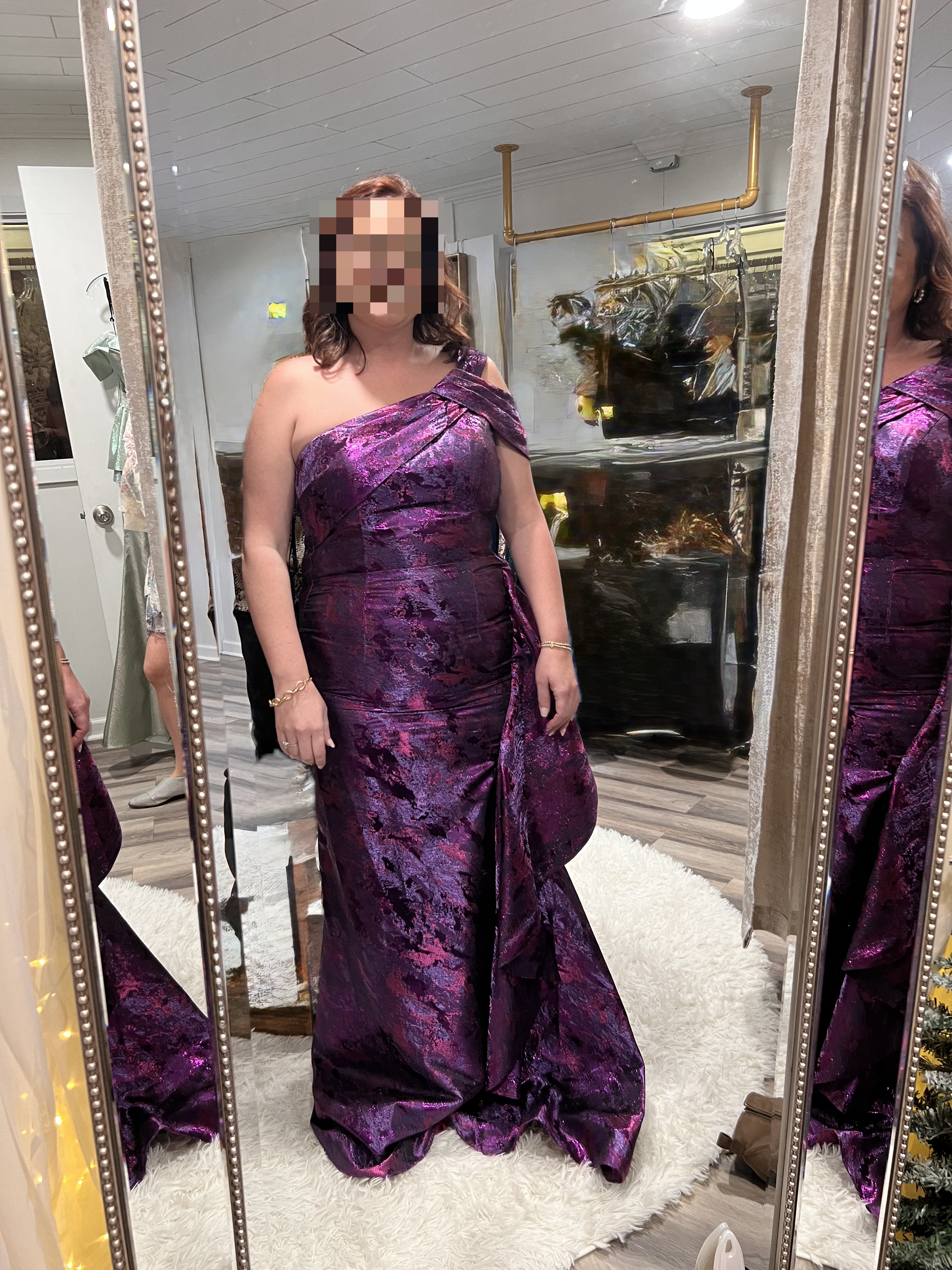 Purple Dresses Evening Gown Size Misses Petite 10P (M) Purple/magenta gown (Worn Once condition)
