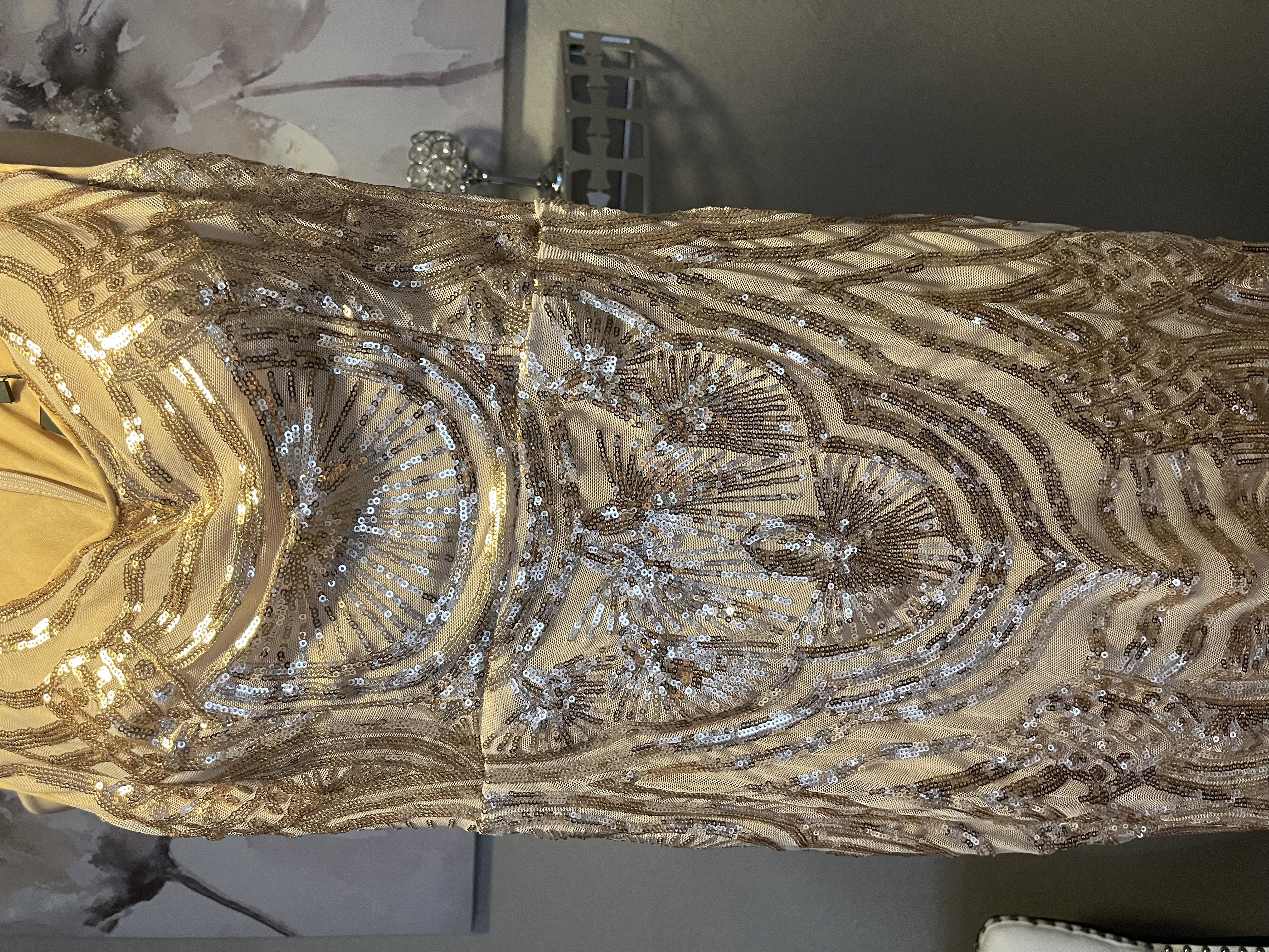 Gold Dresses Cocktail & Party Dresses Size Adult 8 (M) Sequined Gold Cocktail Dress (New condition) by miss-ord